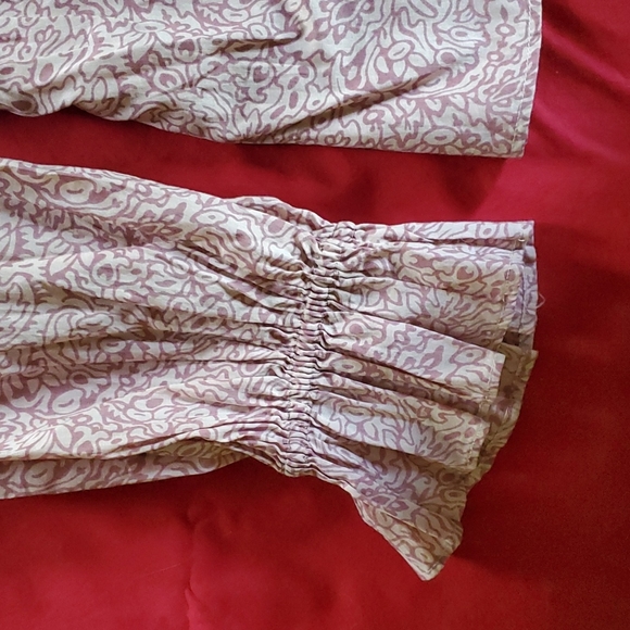 Anna Sui 100% Cotton Boho Top M - Picture 4 of 5